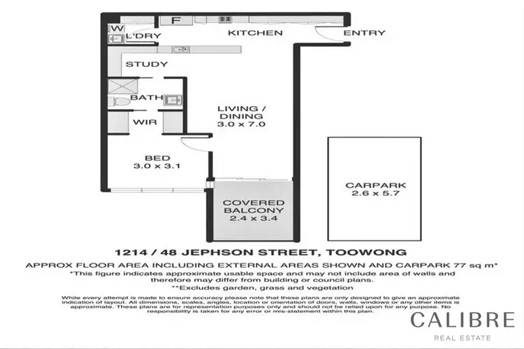 Floorplan of Homely unit listing, 1214/48 Jephson Street, Toowong QLD 4066
