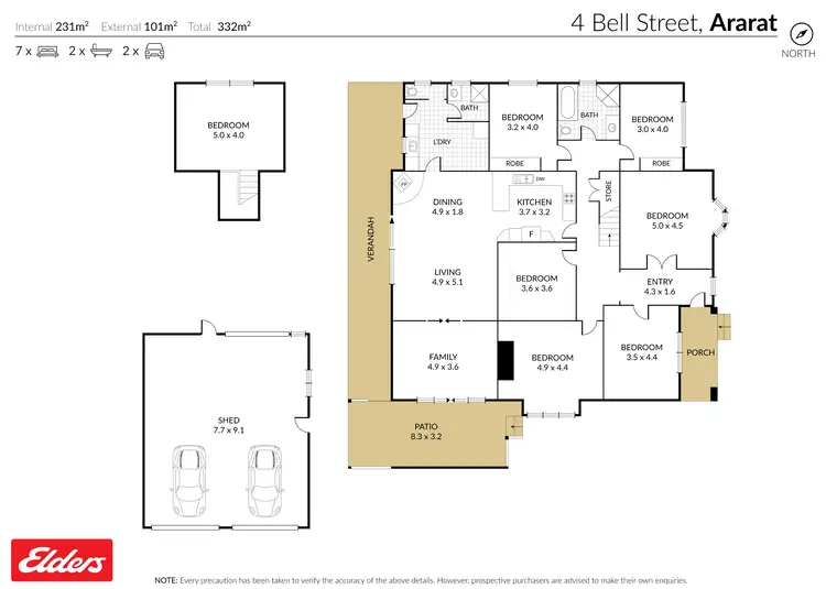 Floorplan of Homely house listing, 4 Bell Street, Ararat VIC 3377