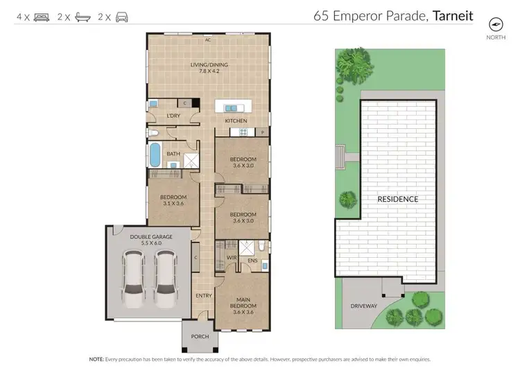 Floorplan of Homely house listing, 65 Emperor Parade, Tarneit VIC 3029