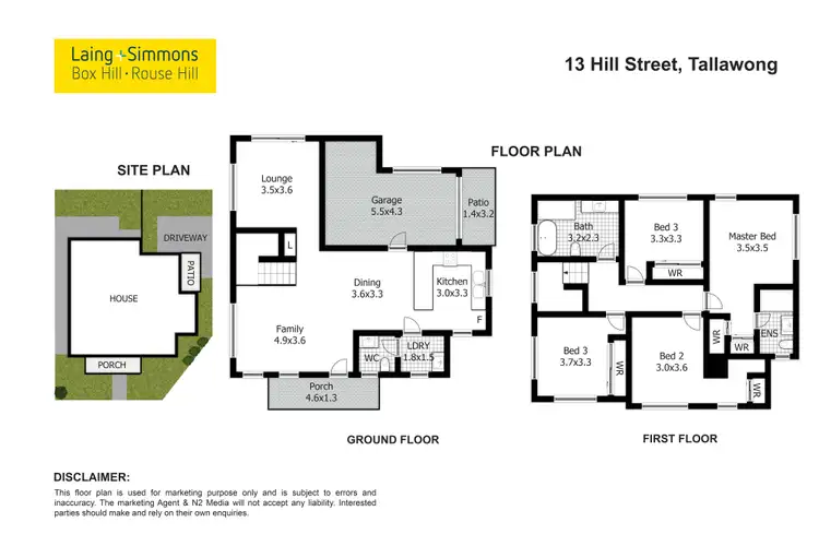 Floorplan of Homely house listing, 13 Hill Street, Schofields NSW 2762