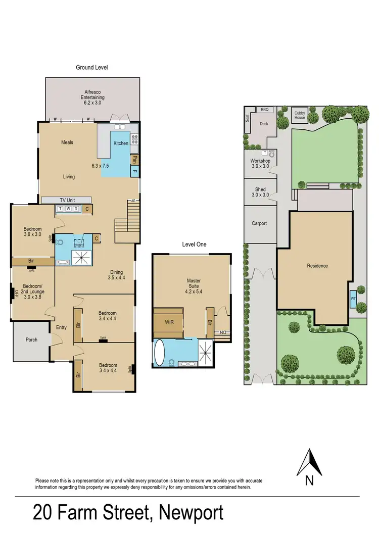 Floorplan of Homely house listing, 20 Farm Street, Newport VIC 3015