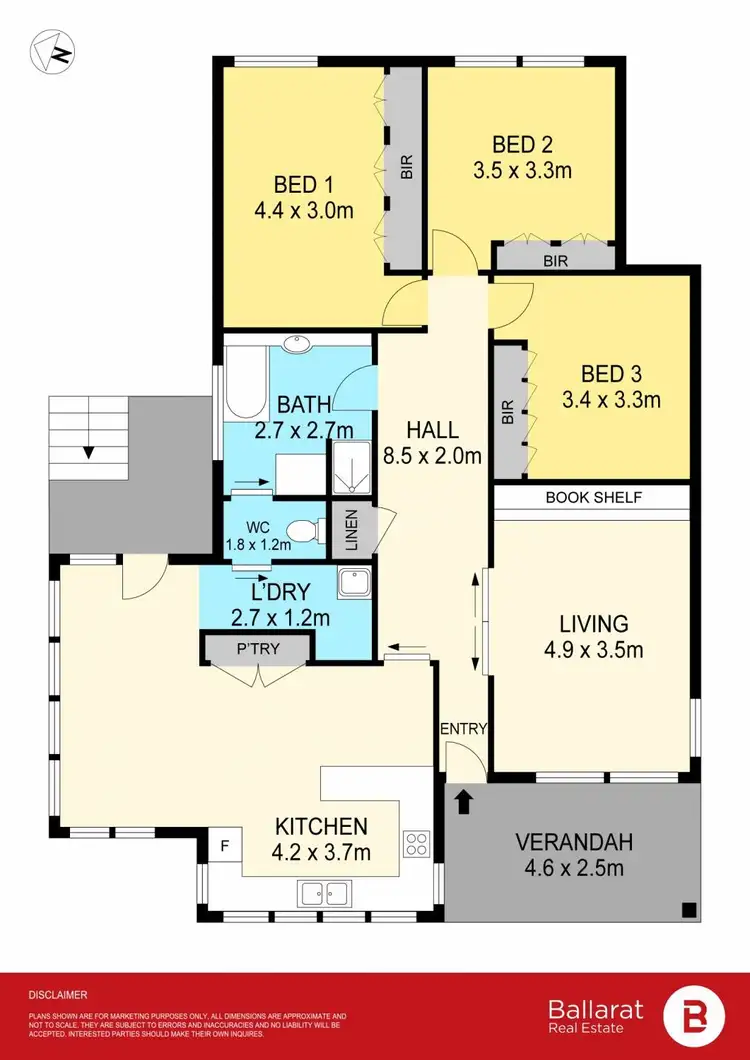 Floorplan of Homely house listing, 1343 Geelong Road, Mount Clear VIC 3350
