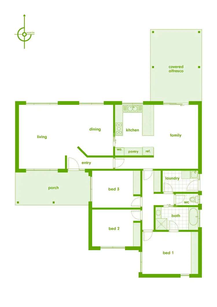 Floorplan of Homely house listing, 10 Kerkeri Close, Isabella Plains ACT 2905
