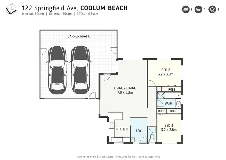 Floorplan of Homely house listing, 122 Springfield Avenue, Coolum Beach QLD 4573