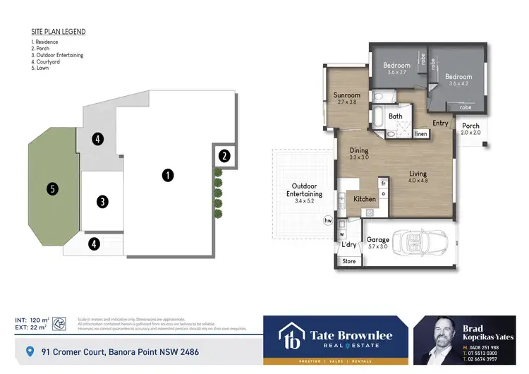 Floorplan of Homely villa listing, 9/1 Cromer Court, Banora Point NSW 2486