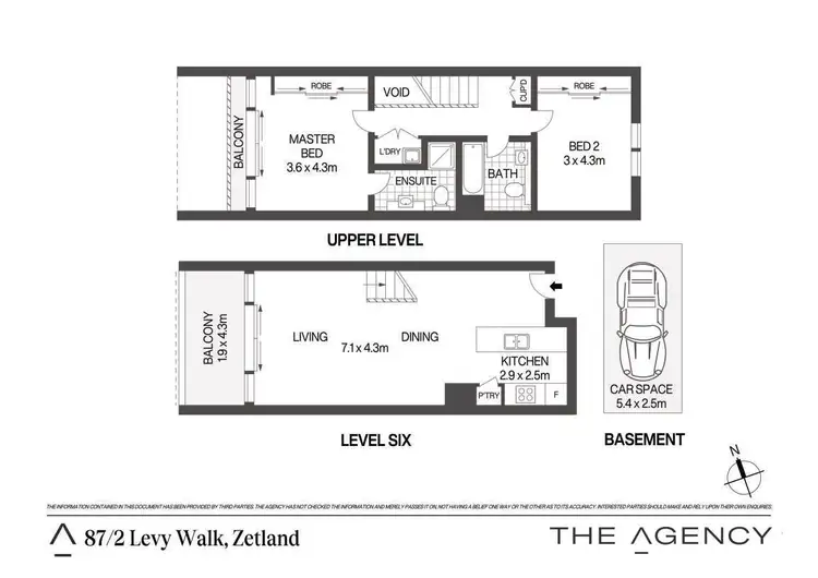 Floorplan of Homely apartment listing, 87/2 Levy Walk, Zetland NSW 2017