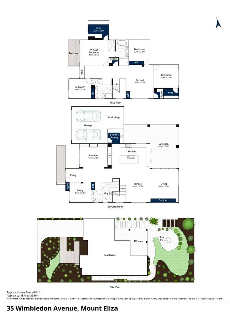 Floorplan of Homely house listing, 35 Wimbledon Avenue, Mount Eliza VIC 3930