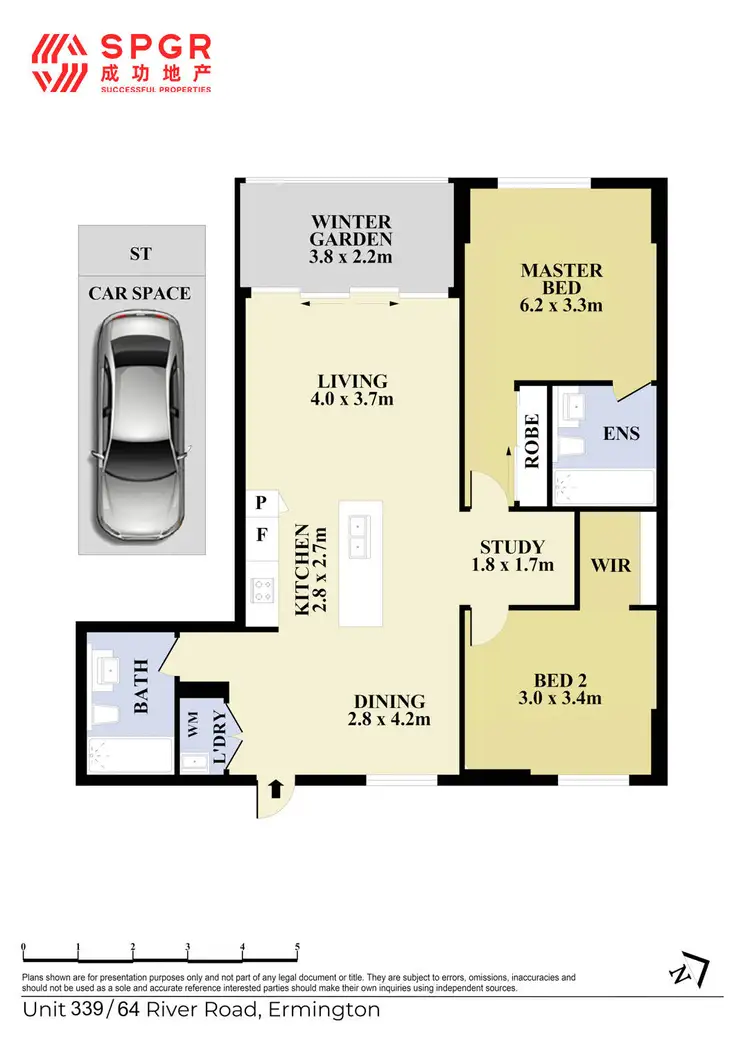 Floorplan of Homely apartment listing, 339/64 River Road, Ermington NSW 2115