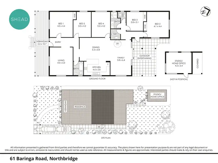 Floorplan of Homely house listing, 61 Baringa Road, Northbridge NSW 2063