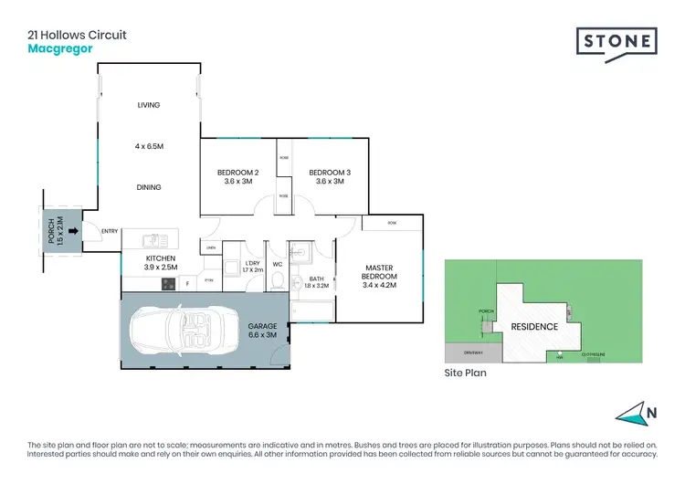 Floorplan of Homely house listing, 21 Hollows Circuit, Macgregor ACT 2615