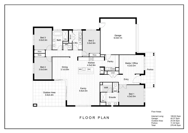 Floorplan of Homely house listing, 158A Clarks Road, Loganholme QLD 4129