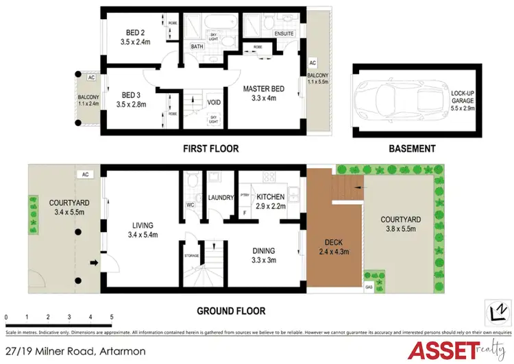 Floorplan of Homely townhouse listing, 27/19-21 Milner Road, Artarmon NSW 2064