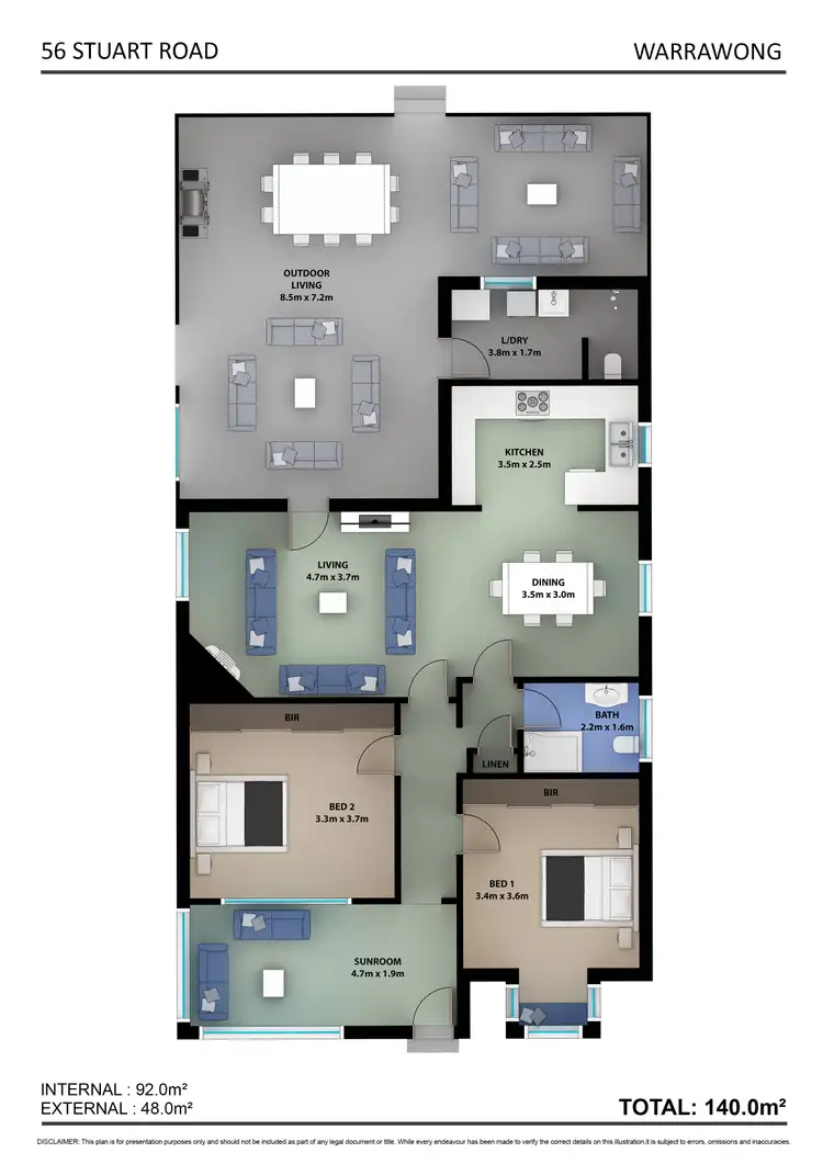 Floorplan of Homely house listing, 56 Stuart Road, Warrawong NSW 2502