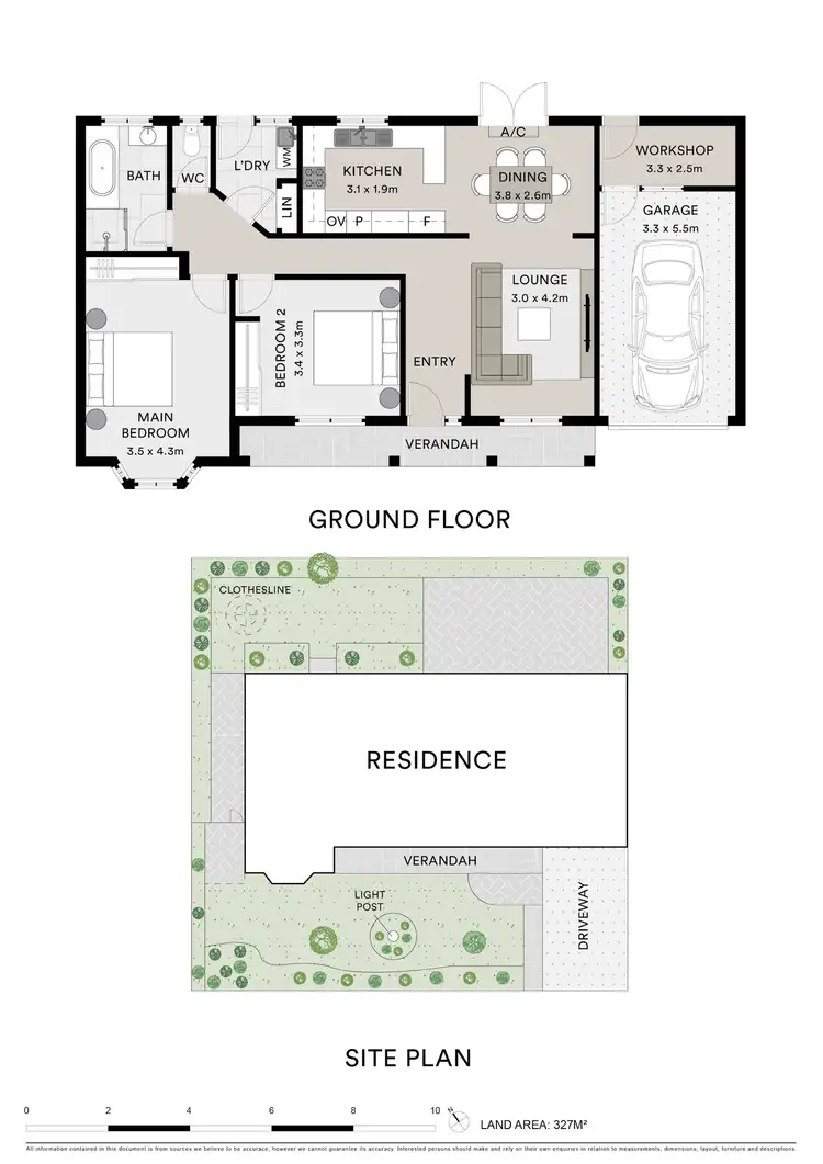 Floorplan of Homely townhouse listing, 2/107 Skene Street, Newtown VIC 3220