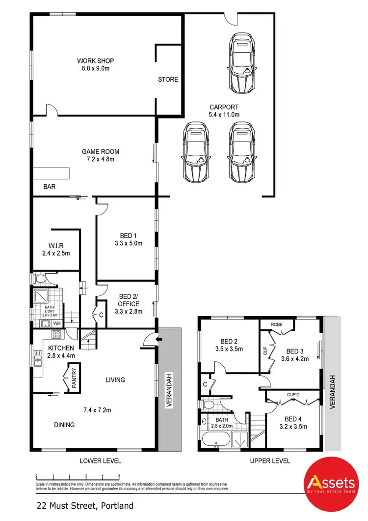 Floorplan of Homely house listing, 22 Must Street, Portland VIC 3305