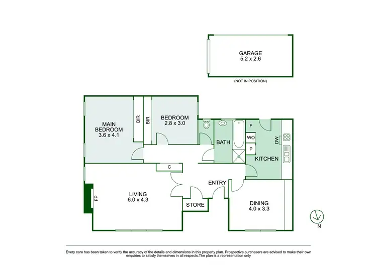 Floorplan of Homely apartment listing, 1/32 Bruce Street, Toorak VIC 3142