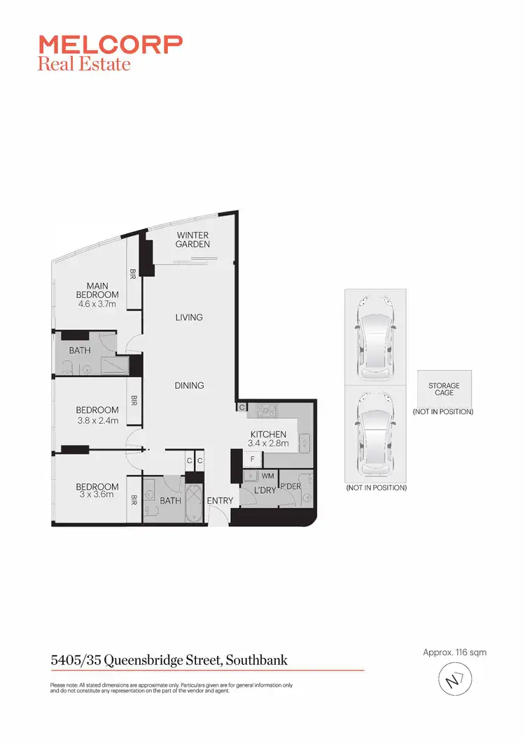 Floorplan of Homely apartment listing, 5405/35 Queensbridge Street, Southbank VIC 3006