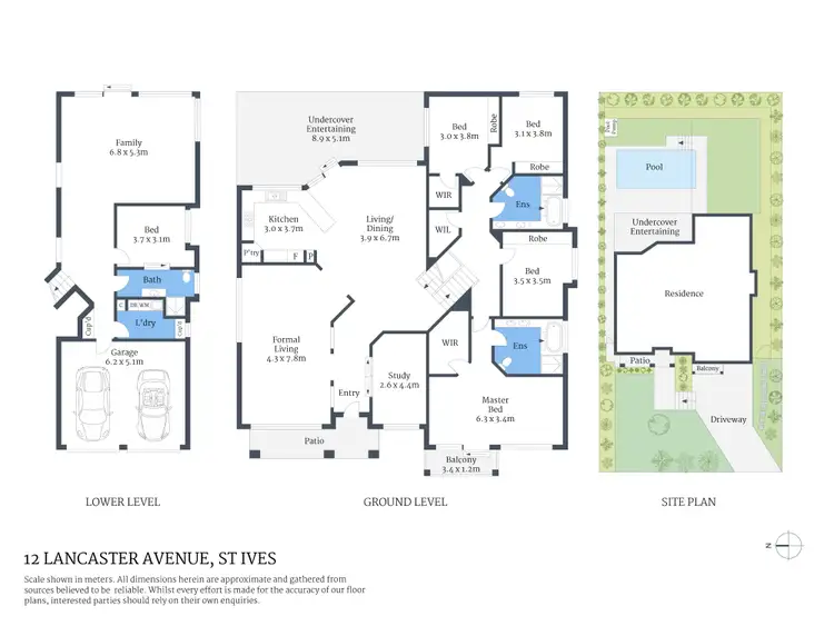 Floorplan of Homely house listing, 12 Lancaster Avenue, St Ives NSW 2075
