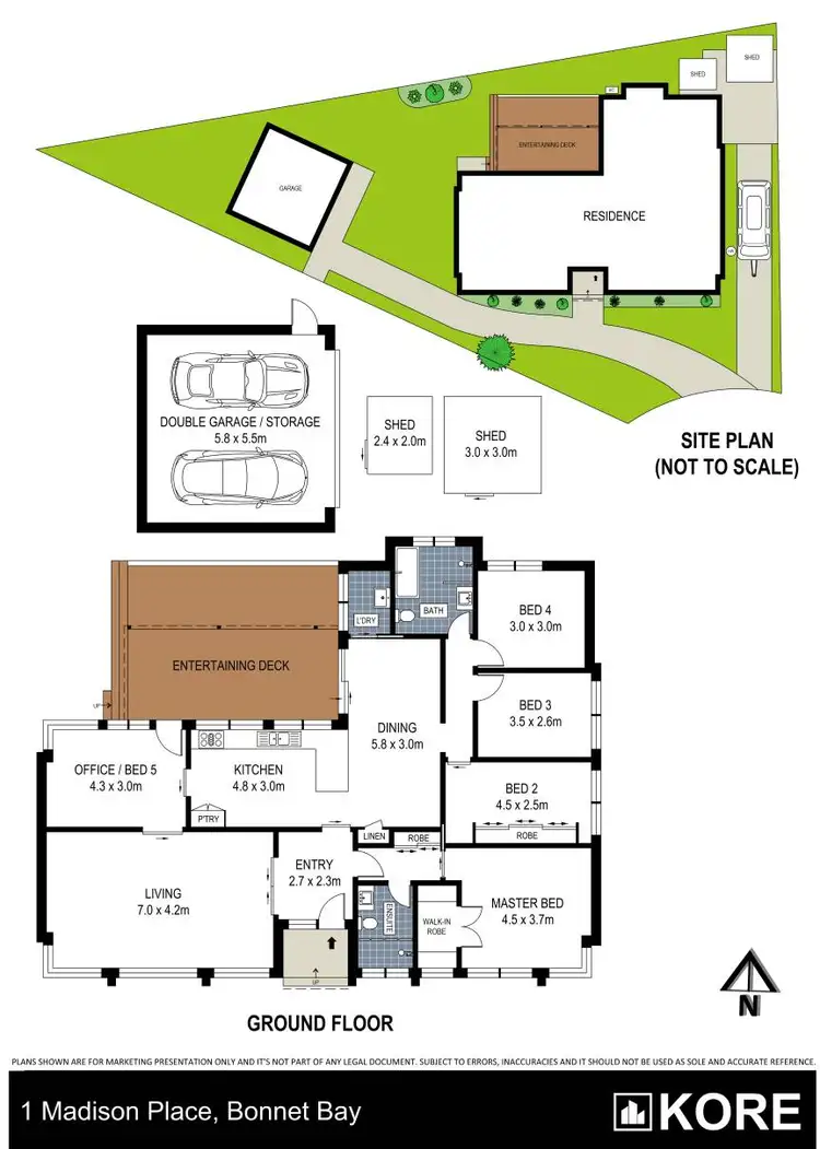 Floorplan of Homely house listing, 1 Madison Place, Bonnet Bay NSW 2226