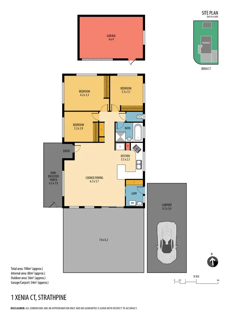 Floorplan of Homely house listing, 1 Xenia Court, Strathpine QLD 4500