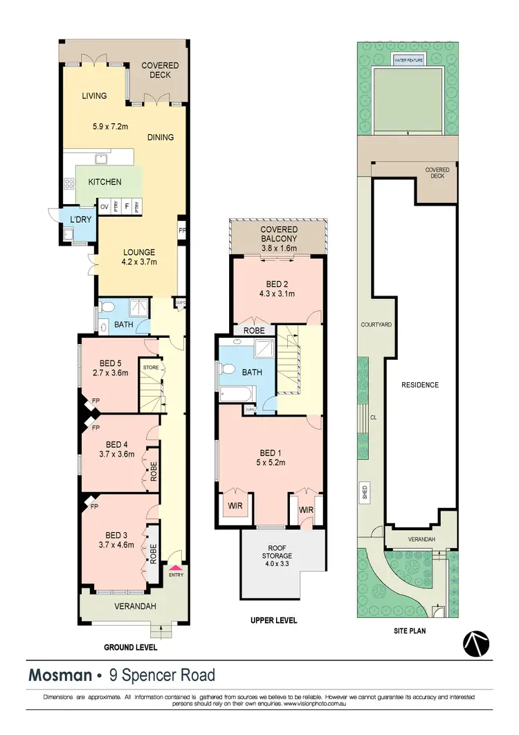 Floorplan of Homely house listing, 9 Spencer Road, Mosman NSW 2088