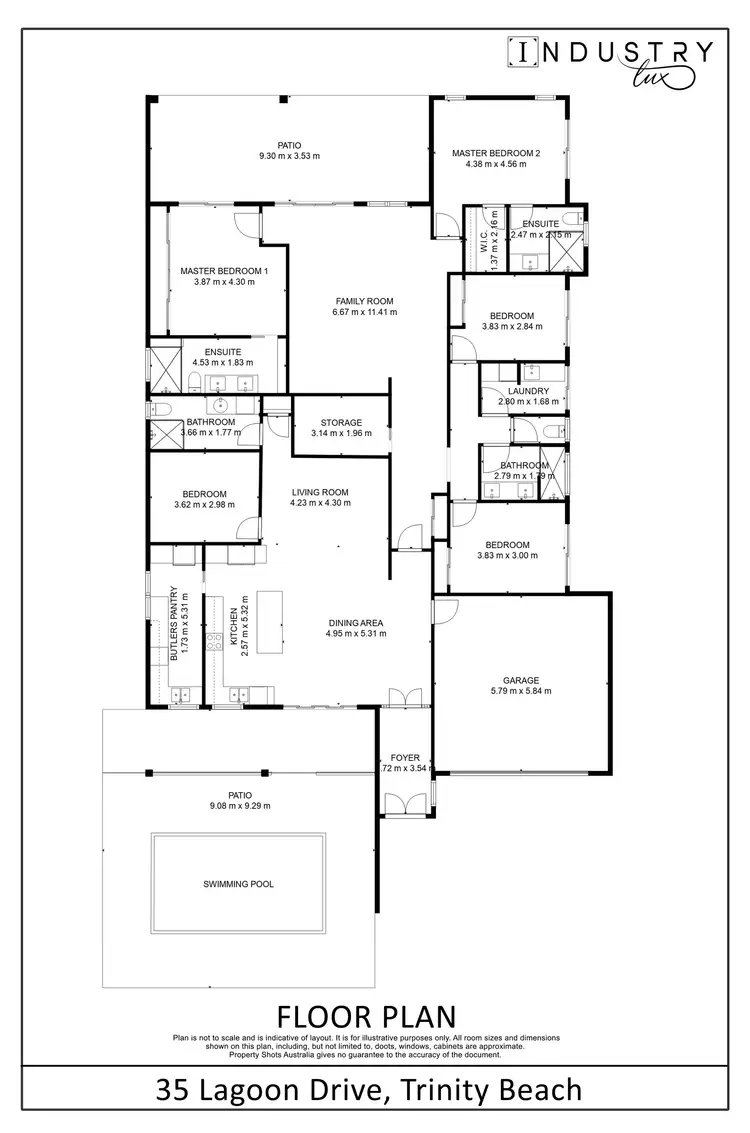 Floorplan of Homely house listing, 35 Lagoon Drive, Trinity Beach QLD 4879