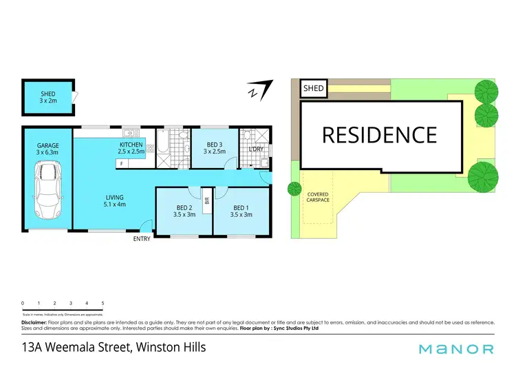 Floorplan of Homely house listing, 13A Weemala Street, Winston Hills NSW 2153