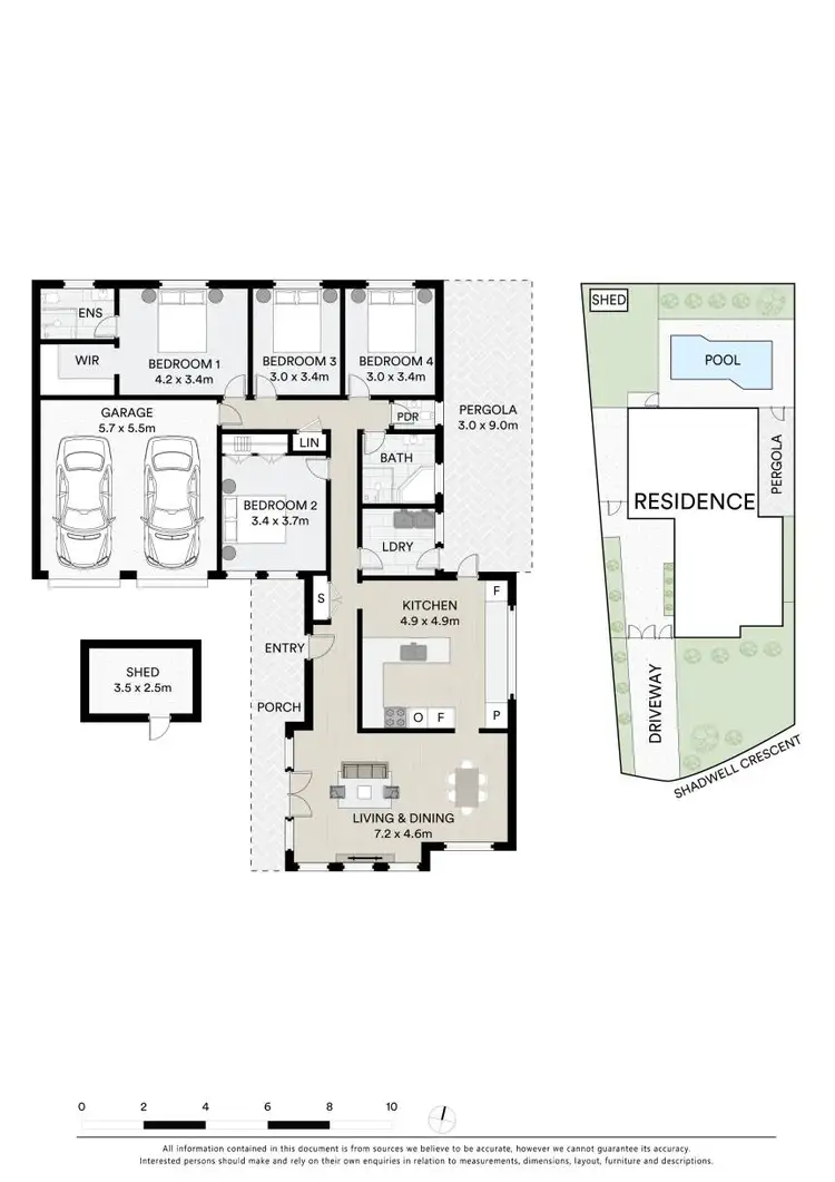 Floorplan of Homely house listing, 10 Shadwell Crescent, Kings Langley NSW 2147