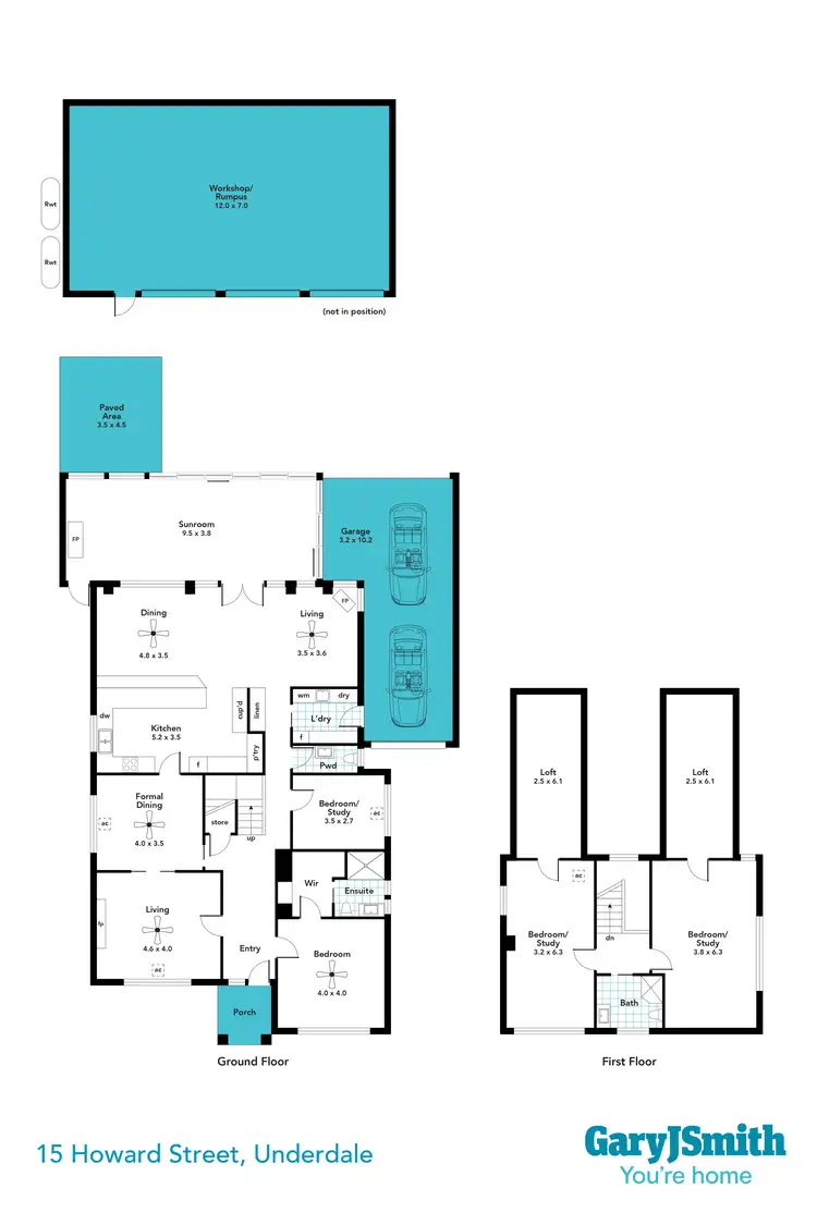 Floorplan of Homely house listing, 15 Howard Street, Underdale SA 5032