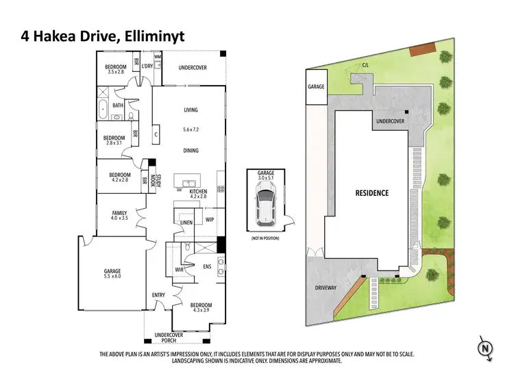 Floorplan of Homely house listing, 4 Hakea Drive, Elliminyt VIC 3250