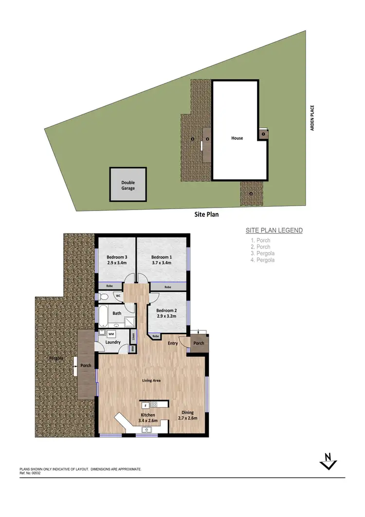 Floorplan of Homely house listing, 2 Arden Place, Gilmore ACT 2905