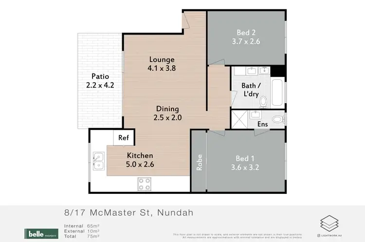 Floorplan of Homely unit listing, 8/17 McMaster Street, Nundah QLD 4012