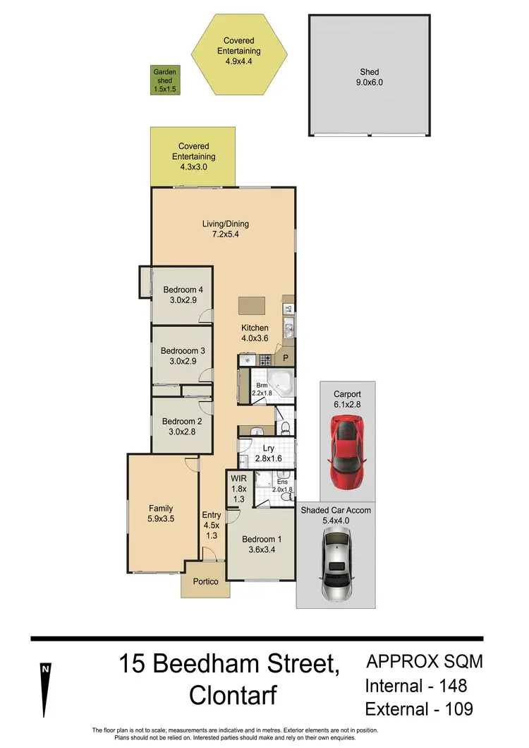 Floorplan of Homely house listing, 15 Beedham Street, Clontarf QLD 4019