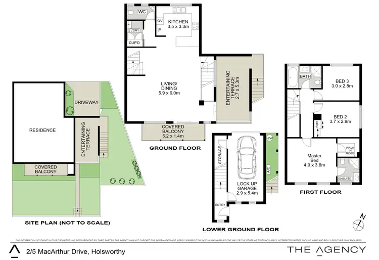 Floorplan of Homely townhouse listing, 2/5 Macarthur Drive, Holsworthy NSW 2173