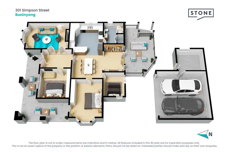 Floorplan of Homely house listing, 301 Simpson Street, Buninyong VIC 3357