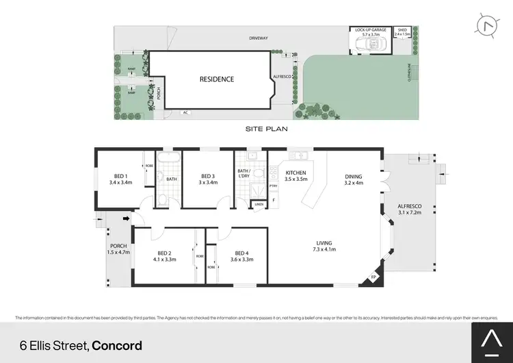 Floorplan of Homely house listing, 6 Ellis Street, Concord NSW 2137