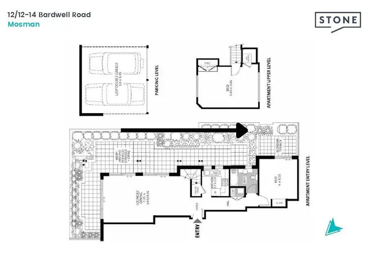 Floorplan of Homely apartment listing, 12/12-14 Bardwell Road, Mosman NSW 2088