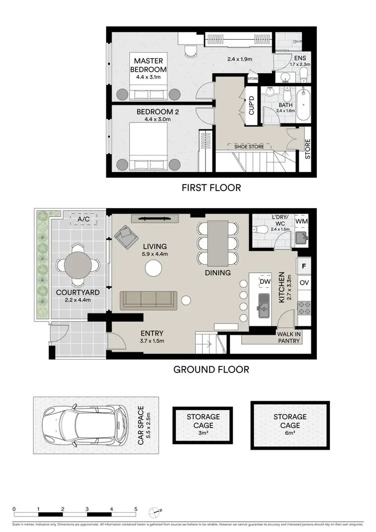 Floorplan of Homely townhouse listing, 12 Amalfi Drive, Wentworth Point NSW 2127
