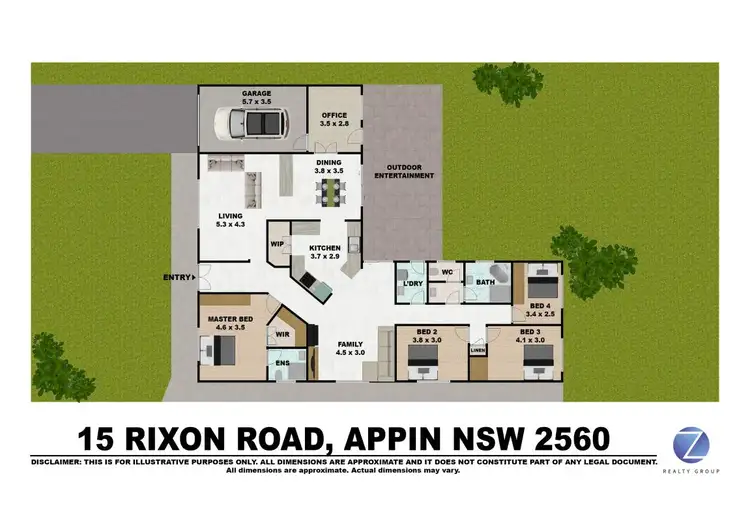 Floorplan of Homely house listing, 15 Rixon Road, Appin NSW 2560
