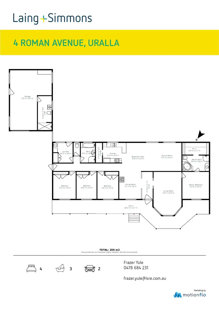 Floorplan of Homely house listing, 4 Roman Street, Uralla NSW 2358