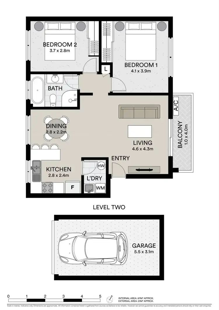 Floorplan of Homely unit listing, 4/1 Railway Parade, Lidcombe NSW 2141