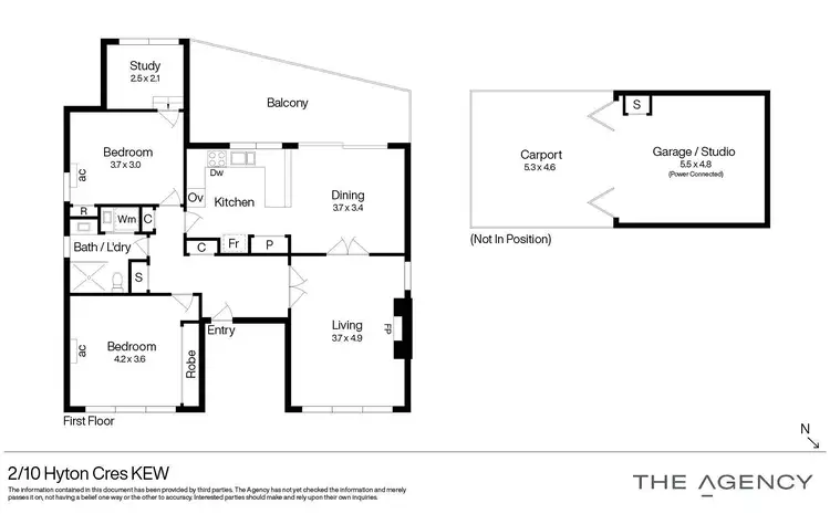 Floorplan of Homely unit listing, 2/10 Hyton Crescent, Kew VIC 3101
