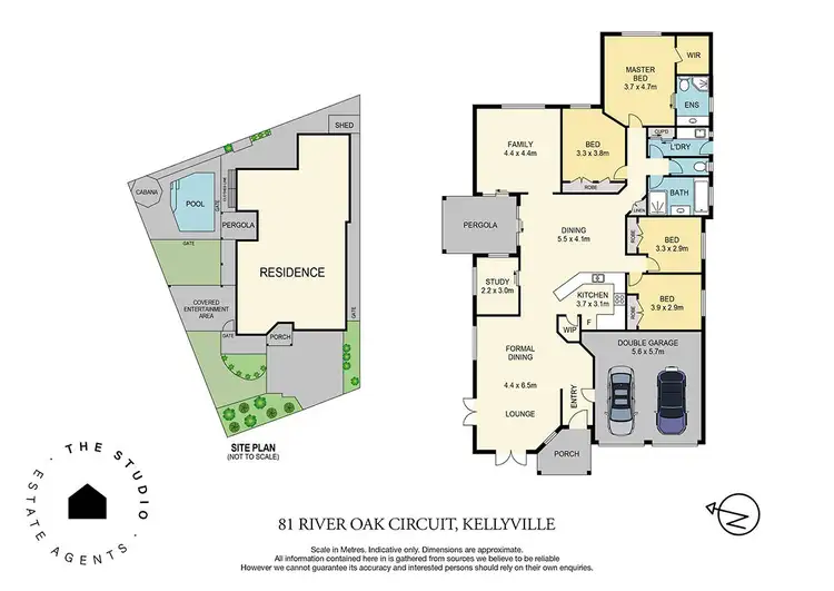 Floorplan of Homely house listing, 81 River Oak Circuit, Kellyville NSW 2155