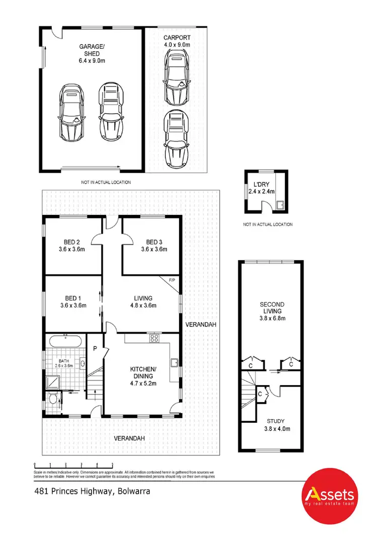 Floorplan of Homely rural property listing, 481 Princes Highway, Bolwarra VIC 3305