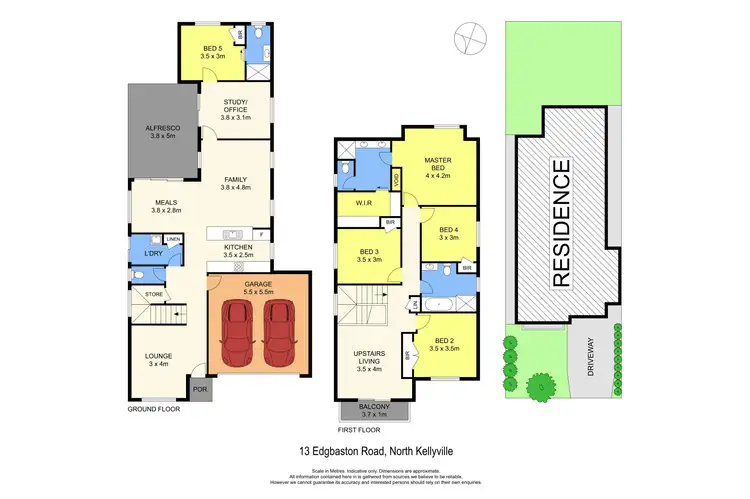 Floorplan of Homely house listing, 13 Edgbaston Road, North Kellyville NSW 2155