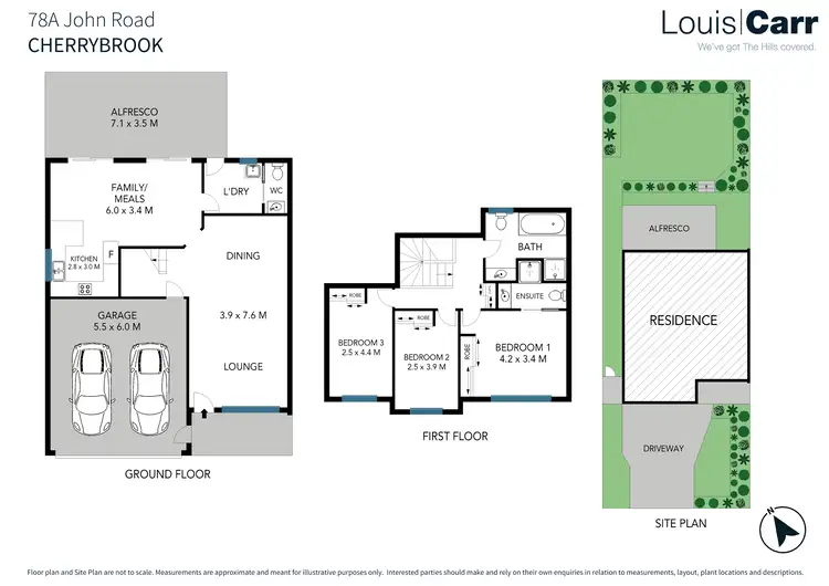 Floorplan of Homely semi-detached listing, 78a John Road, Cherrybrook NSW 2126