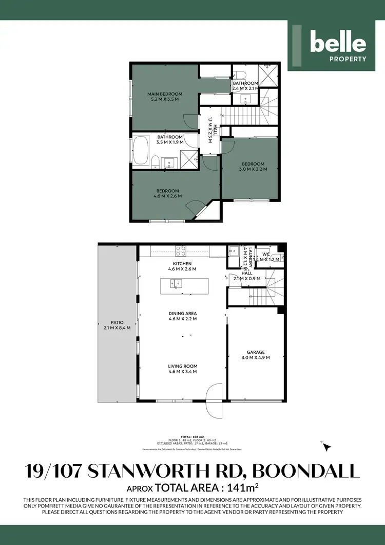 Floorplan of Homely townhouse listing, 19/107 Stanworth Road, Boondall QLD 4034