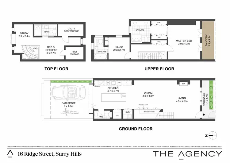 Floorplan of Homely house listing, 16 Ridge Street, Surry Hills NSW 2010