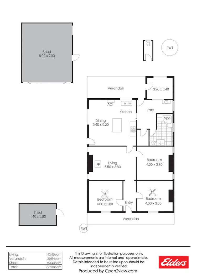 Floorplan of Homely house listing, 21 Company Street, Port Wakefield SA 5550
