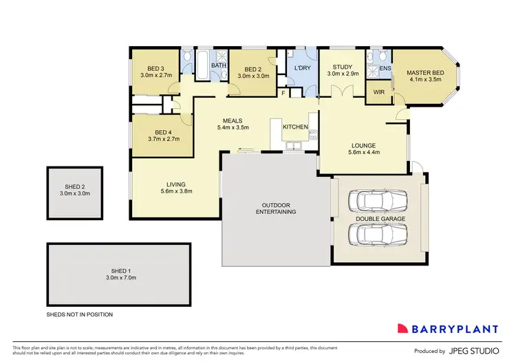 Floorplan of Homely house listing, 12 Albany Court, Taylors Lakes VIC 3038